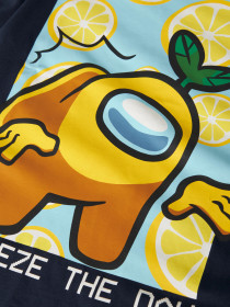 NAME IT T-shirt Adin Amongus Navy Blazer